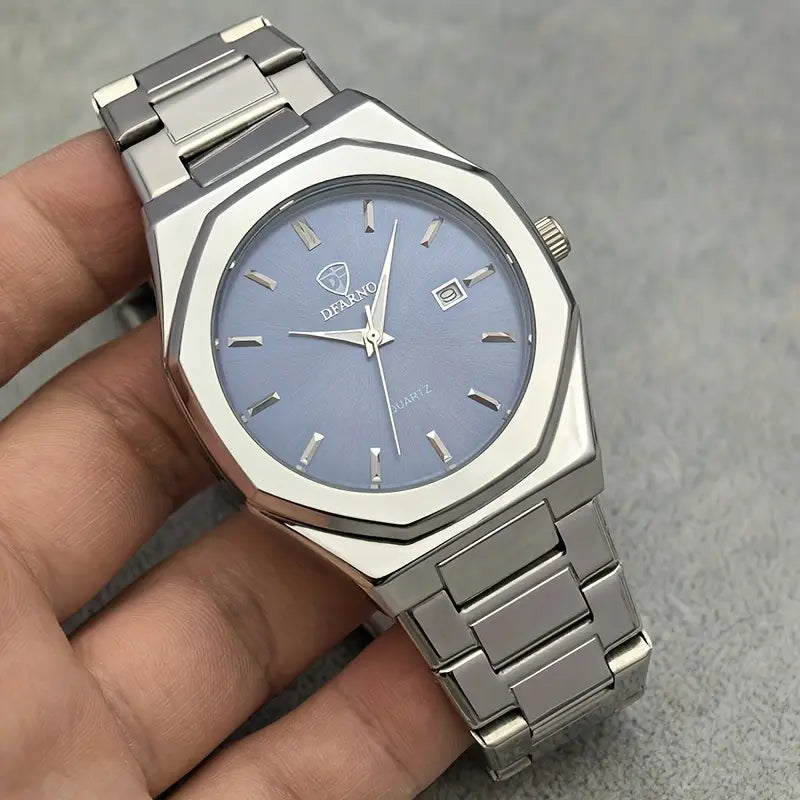 Men’s Business Quartz Watch – Luminous Calendar, Simple & Elegant Casual Design