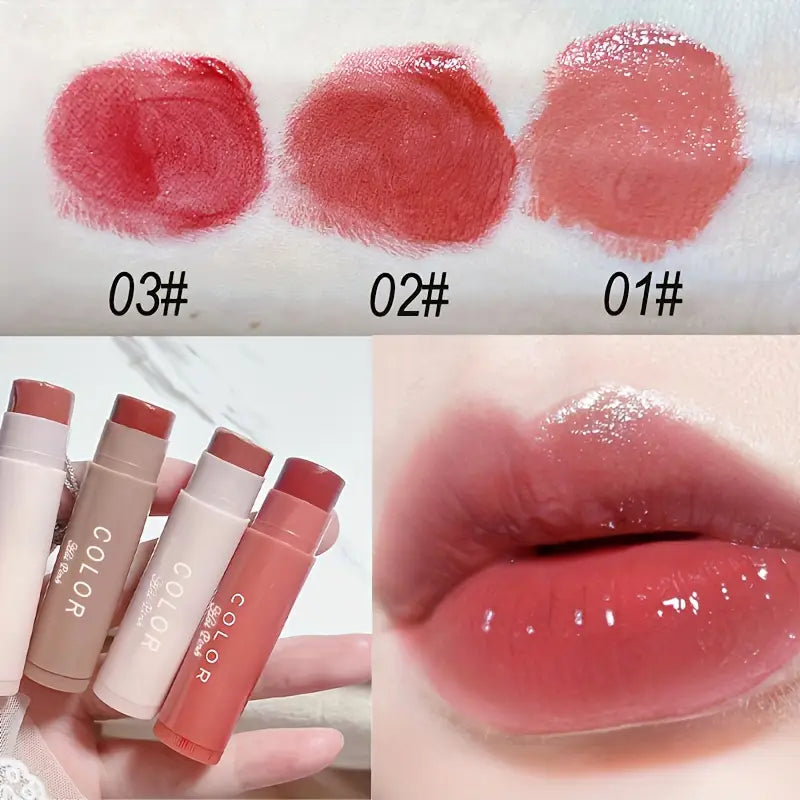 💄 Three-Color Moisturizing Lipstick – Soft, Long-Lasting & Hydrating