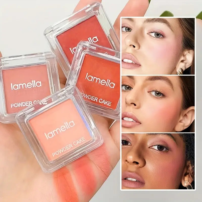 🌸 Lamella Matte Blush Powder – Natural Pink Velvet Finish