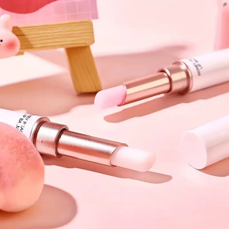 🍑 Peach Warm Change Lip Balm – Moisturizing & Hydrating