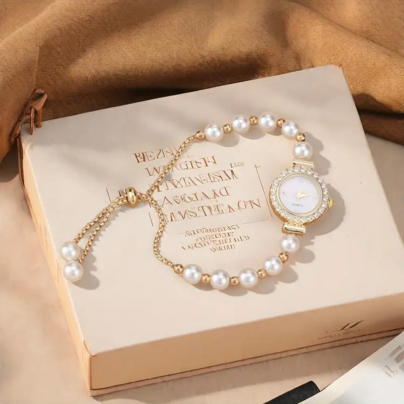 🌹 Elegant Luxury Quartz Watches – Rose Gold Stainless Steel Band