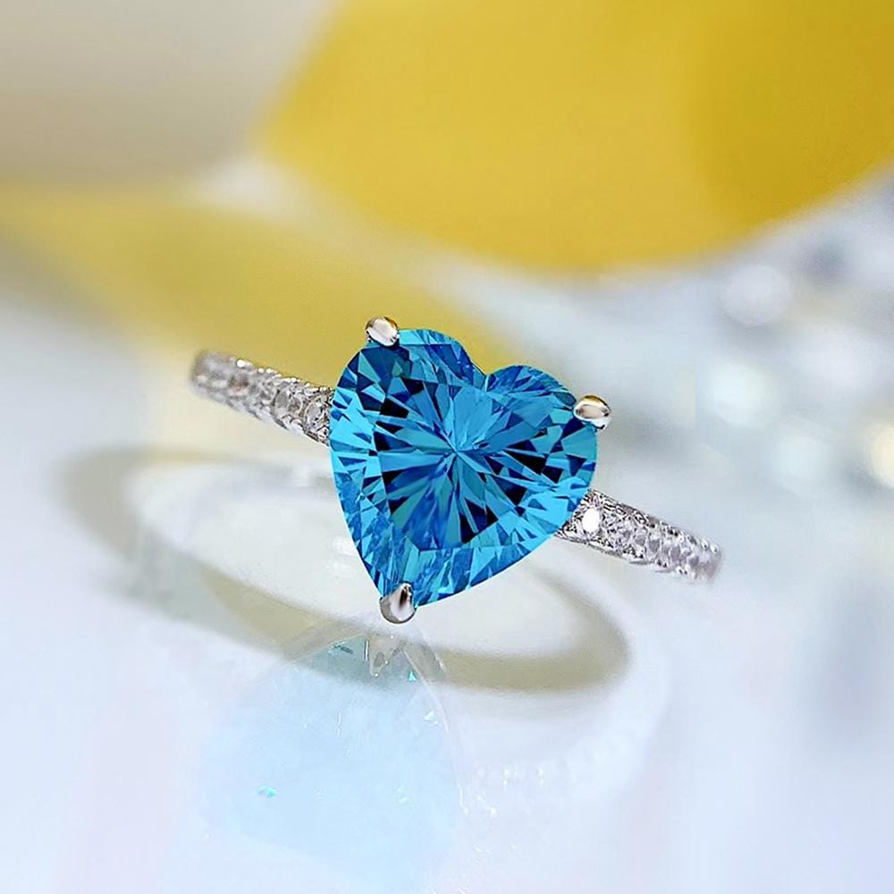 Waves of Love β Ocean Heart Ring
