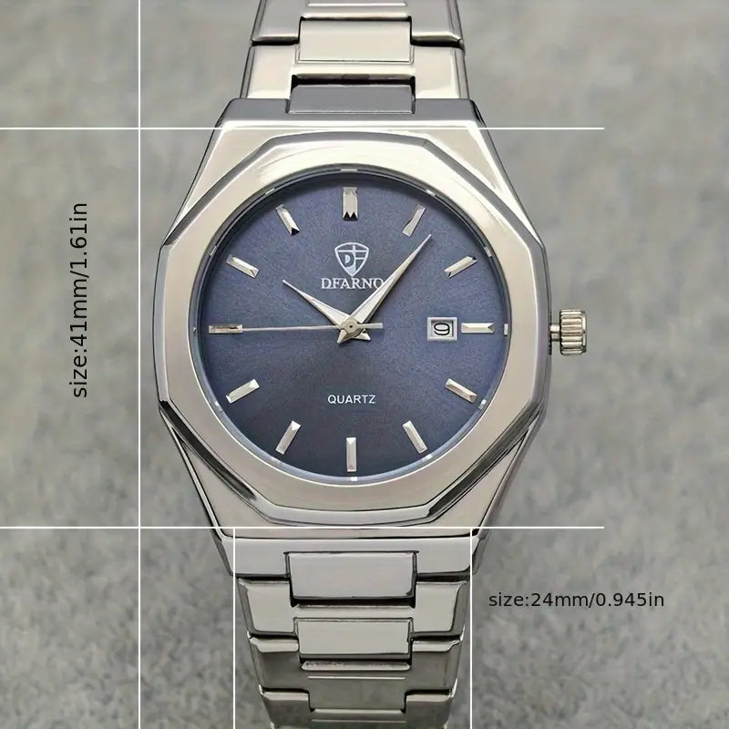 Men’s Business Quartz Watch – Luminous Calendar, Simple & Elegant Casual Design