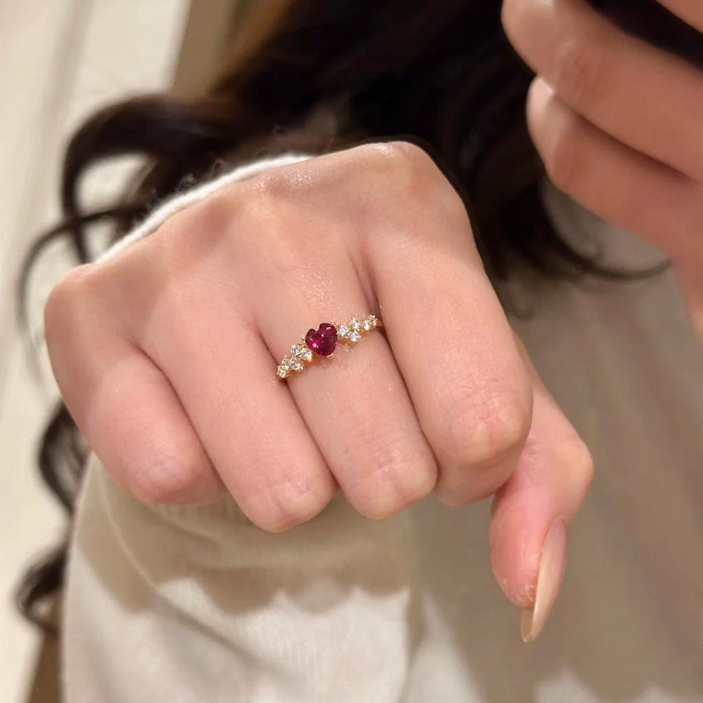 ❤️ Red Heart Ring 💍