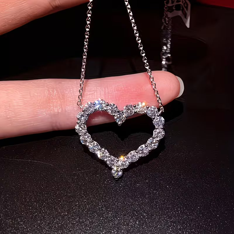 💖 Heart Necklace With Box + Free Home Delivery