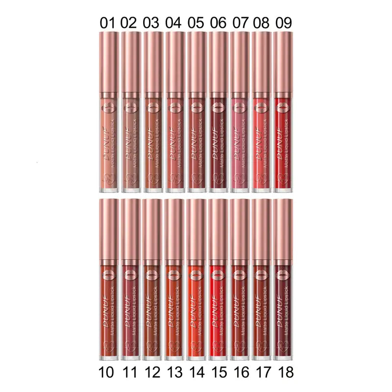 18pcs Matte Lip Gloss Set 💄 | Long Lasting & Waterproof