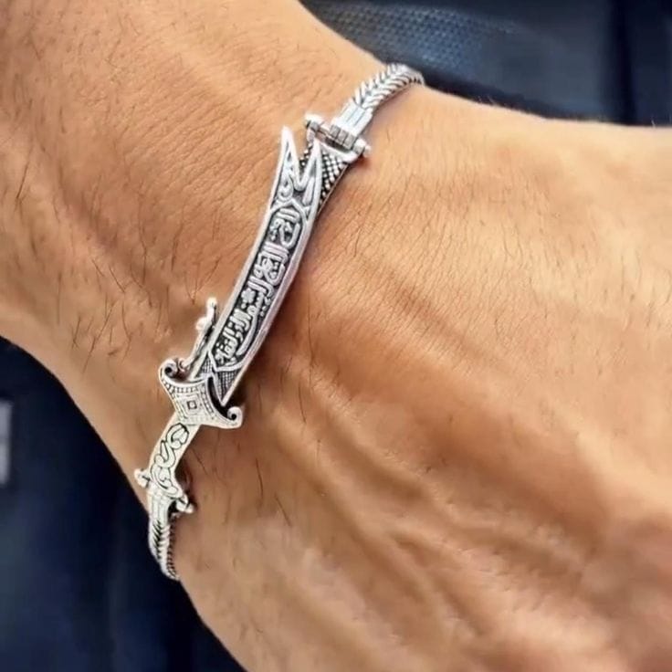 مَنْ كُنْتُ مَوْلَاهُ فَهَذَا عَلِيٌّ مَوْلَاهُ ✨Original Zulfiqar Bracelet – Premium ذوالفقار Design for mens ⚔️