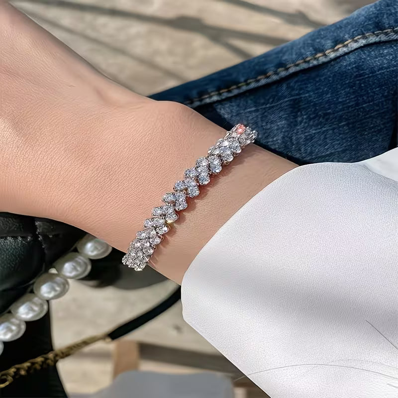 Luna Pearl Twist Bracelet