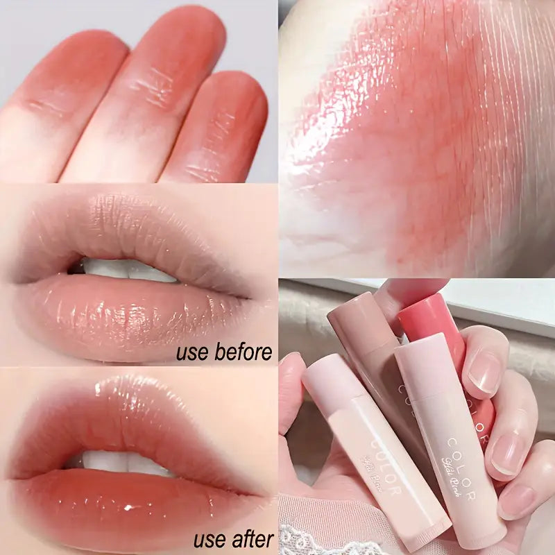💄 Three-Color Moisturizing Lipstick – Soft, Long-Lasting & Hydrating
