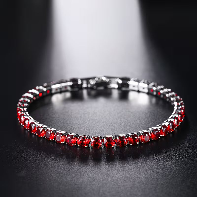 Princess Gem Tennis Bracelet