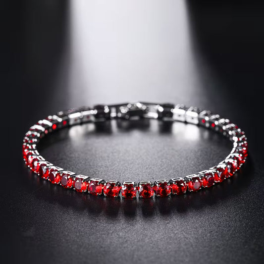 Princess Gem Tennis Bracelet