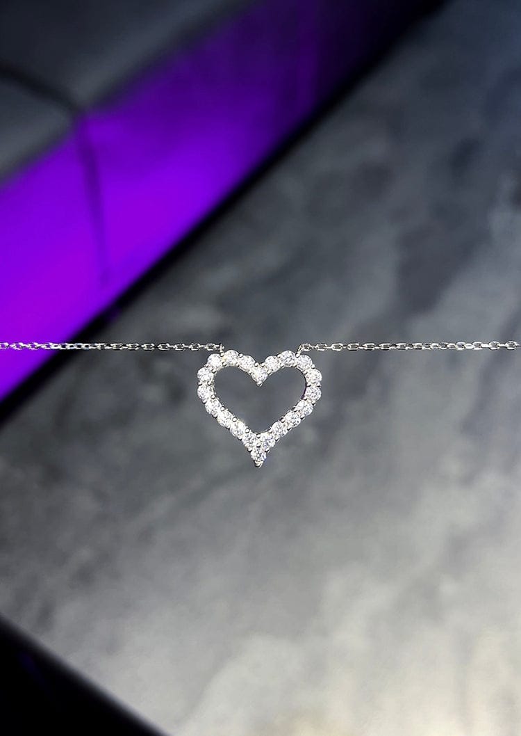 💖 Heart Necklace With Box + Free Home Delivery