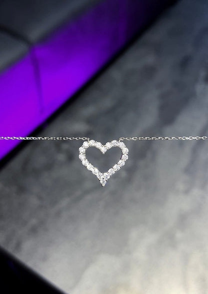 💖 Heart Necklace With Box + Free Home Delivery