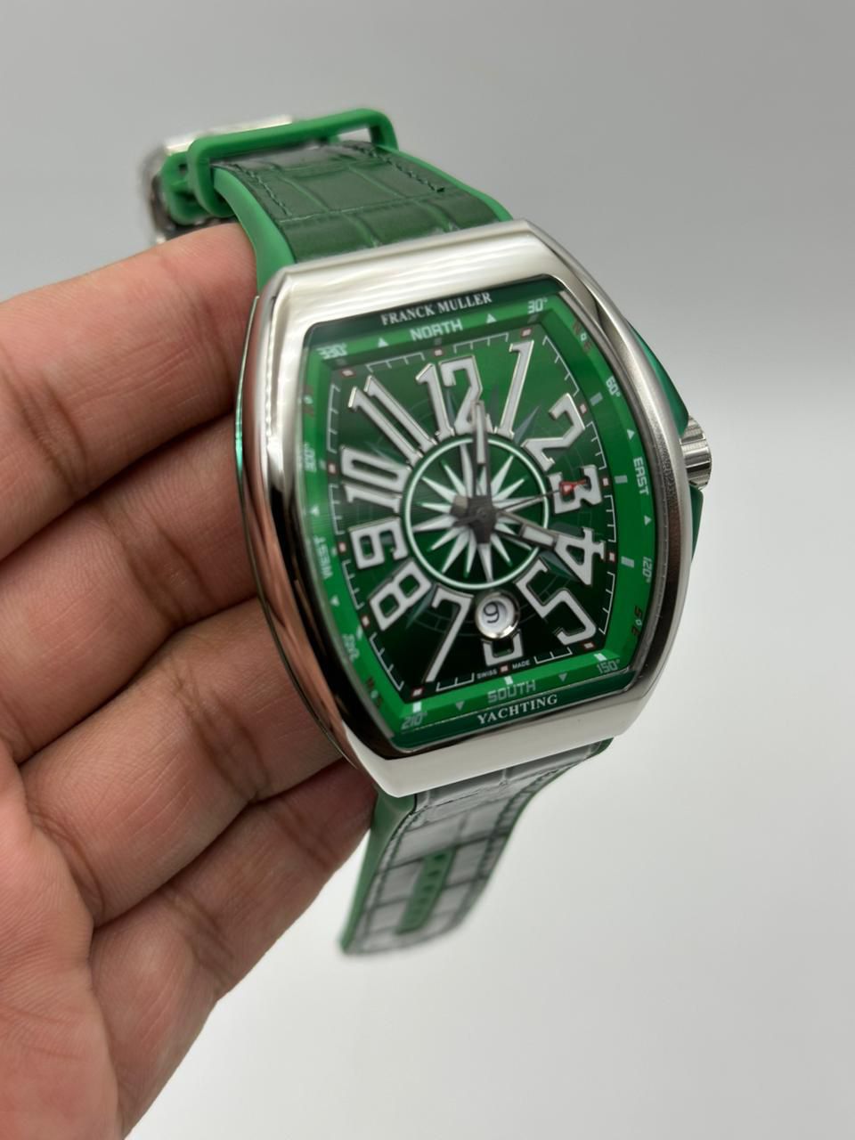 💚 FM Green Watch – Premium Luxury Green Dial Watch for Men