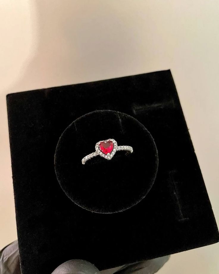 Red Heart Ring 💍+ With Premium Box 🎁