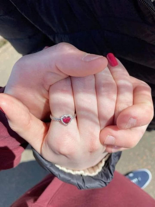 Red Heart Ring 💍+ With Premium Box 🎁