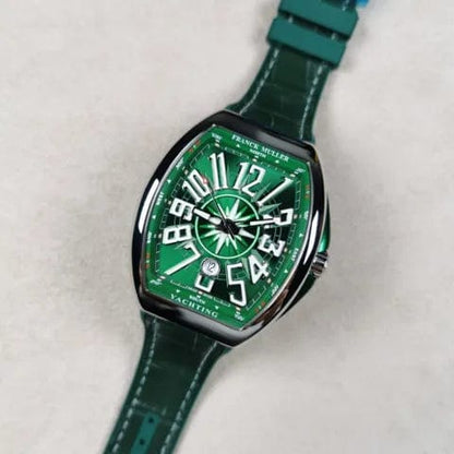 💚 FM Green Watch – Premium Luxury Green Dial Watch for Men