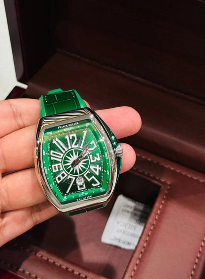 💚 FM Green Watch – Premium Luxury Green Dial Watch for Men