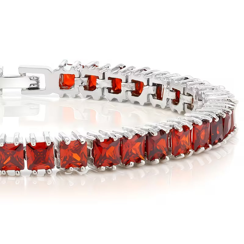 Princess Gem Tennis Bracelet