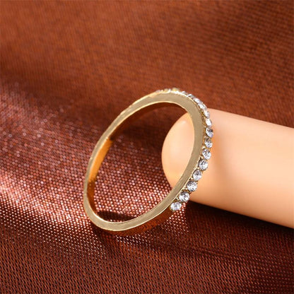 ✨ Elegant Crystal Strip Ring 💍